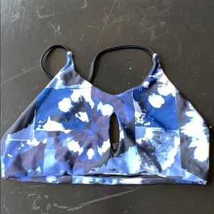 reversible high neck swim bikini top